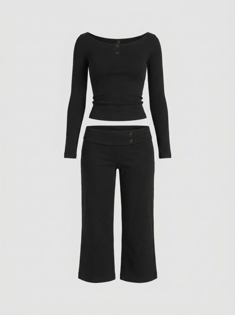 Black Suit — flat lay
