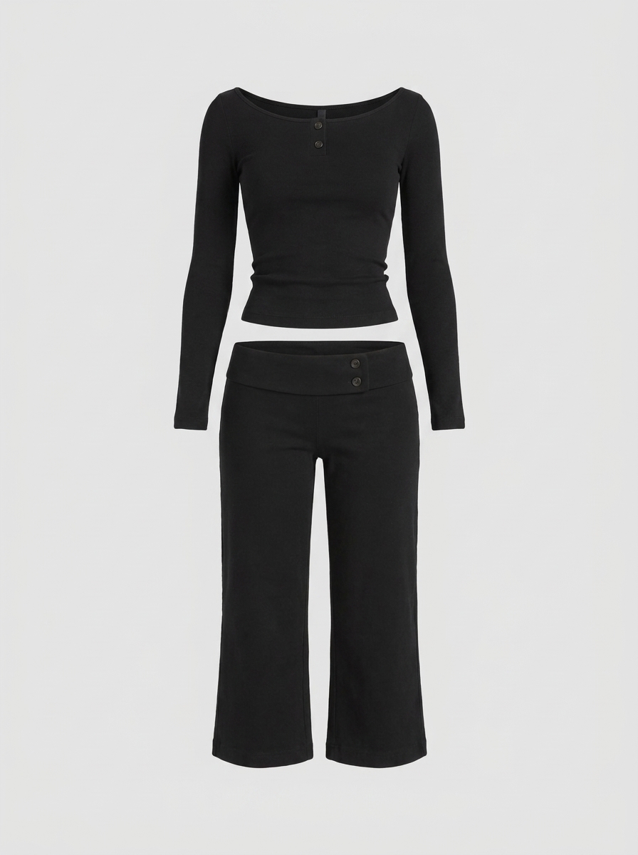 Black Suit — flat lay
